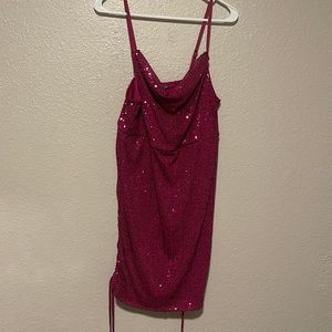 Sequin pink/purple dress